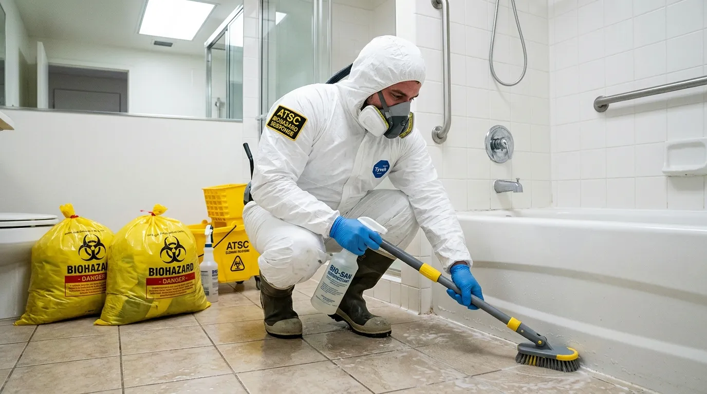 Decontamination equipment deployed for Blood Cleanup in Lowell